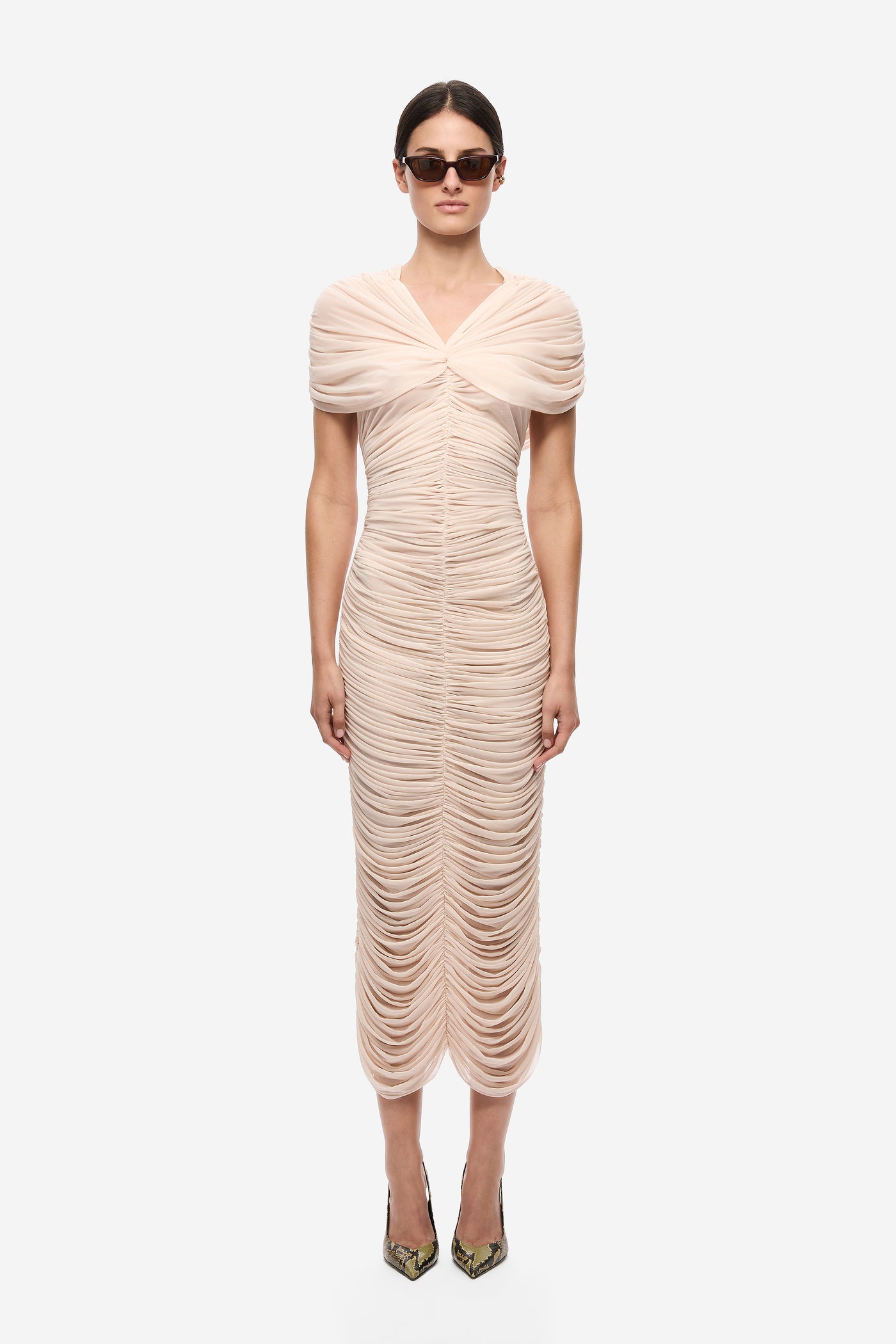 THE DANTE JERSEY MIDI DRESS
