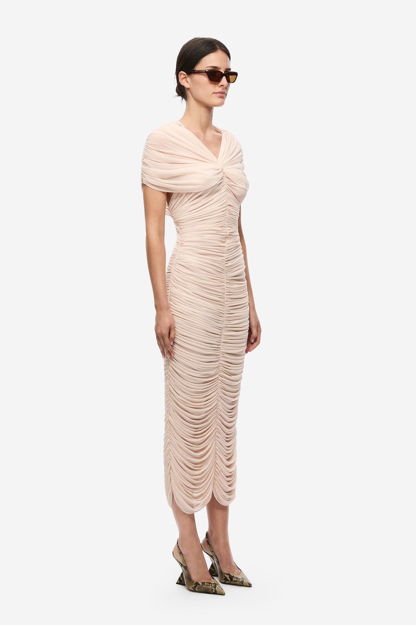 THE DANTE JERSEY MIDI DRESS