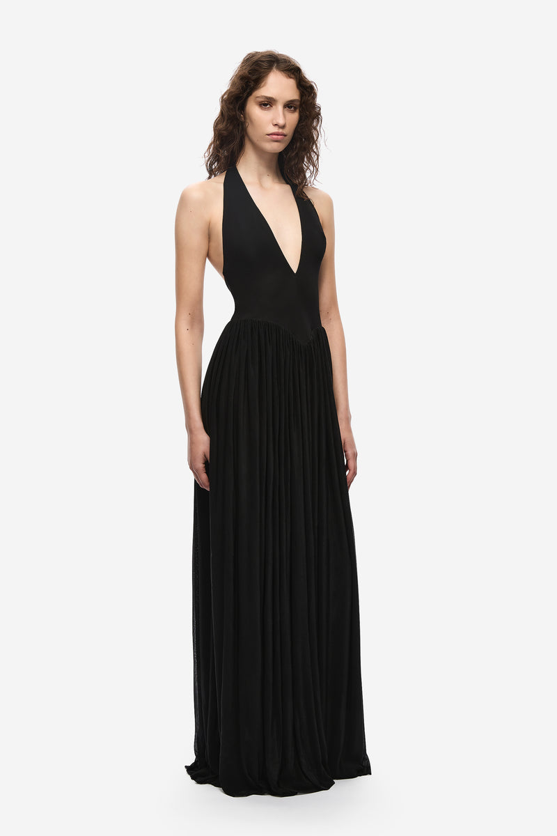 MISHA The Ophelia Jersey Dress in Black