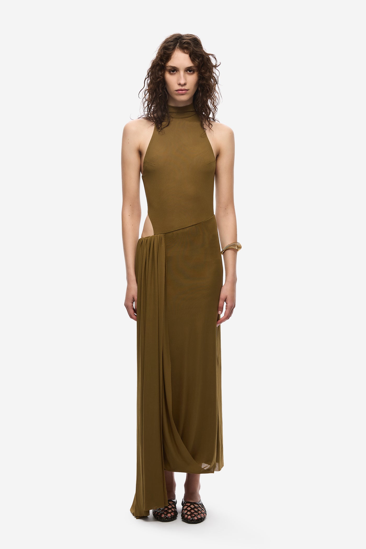 THE SIPARIO MESH  DRESS
