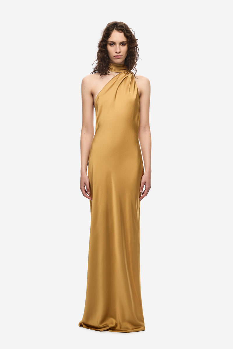 THE NICOLETTE SATIN DRESS MISHA THE NICOLETTE SATIN DRESS MISHA