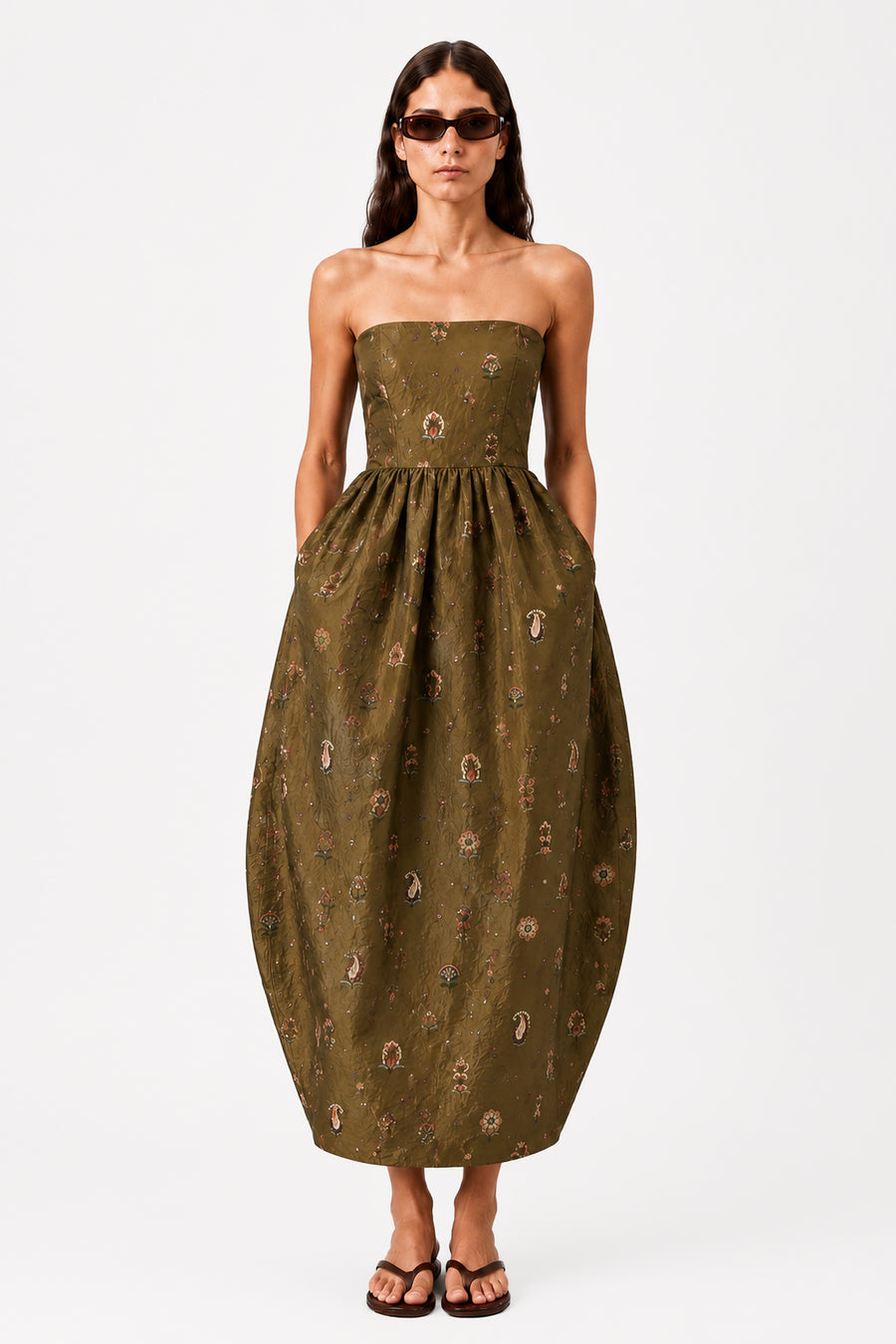 ELARA TAFFETA DRESS