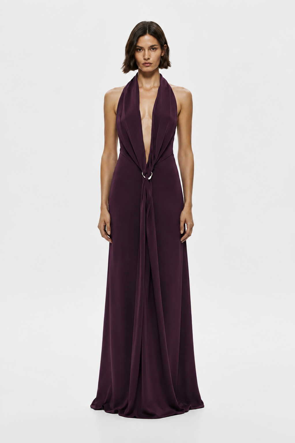 THE DONNA SATIN DRESS