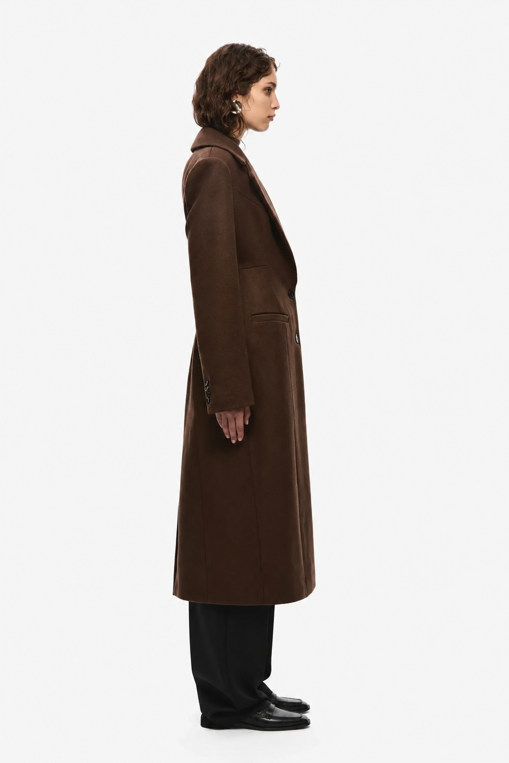 THE HOURGLASS TAILORED WOOL COAT