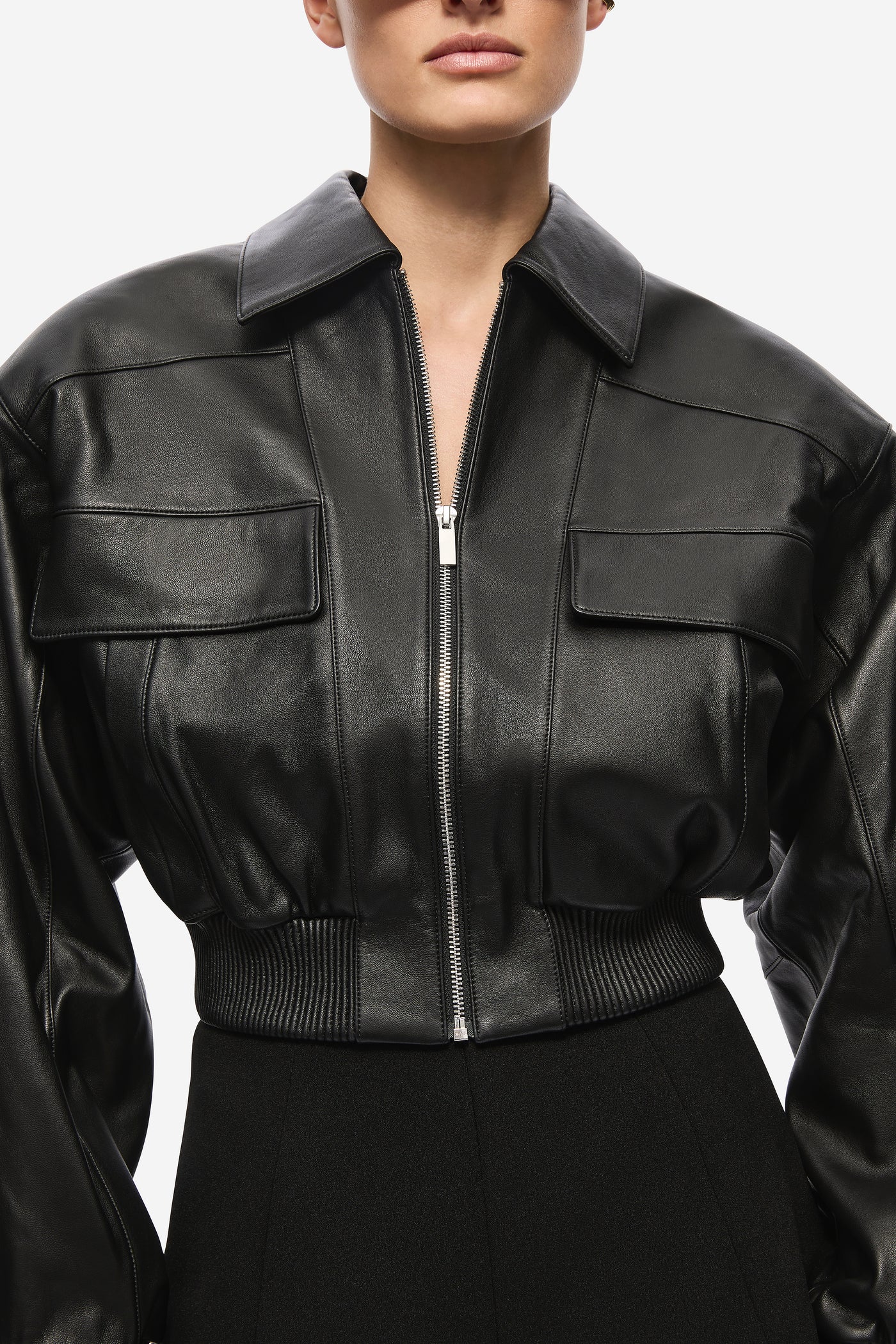 THE LEATHER AVIATOR JACKET