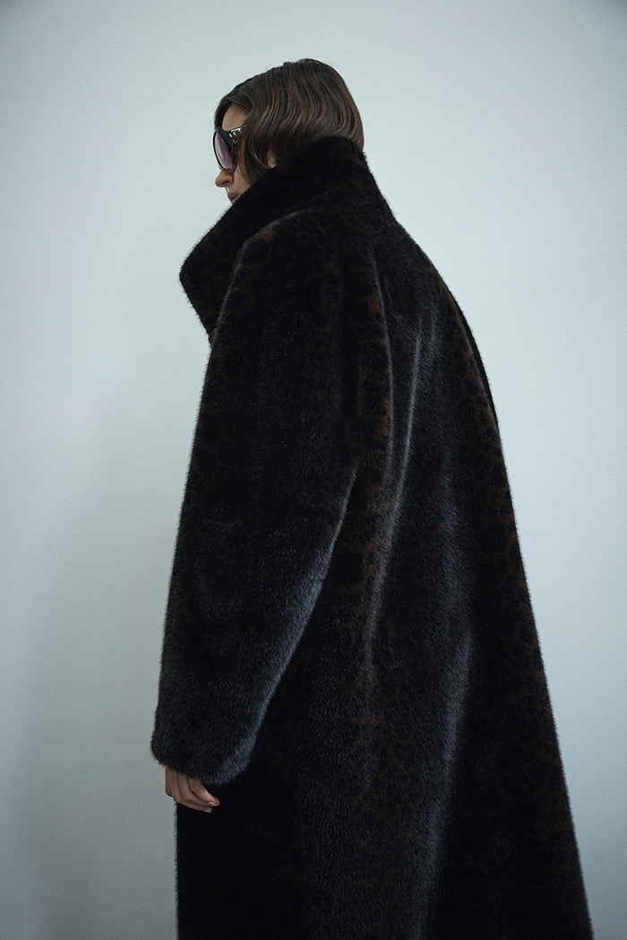 LUCIA FUR LEATHER COAT