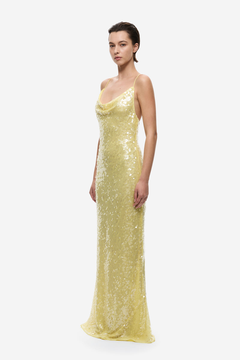 THE INA SEQUIN MAXI DRESS  MISHA