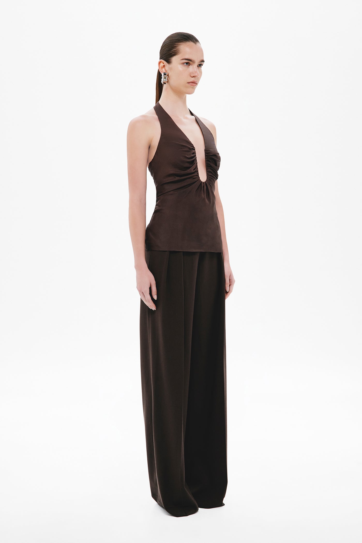 THE ALUSIA SILK TOP