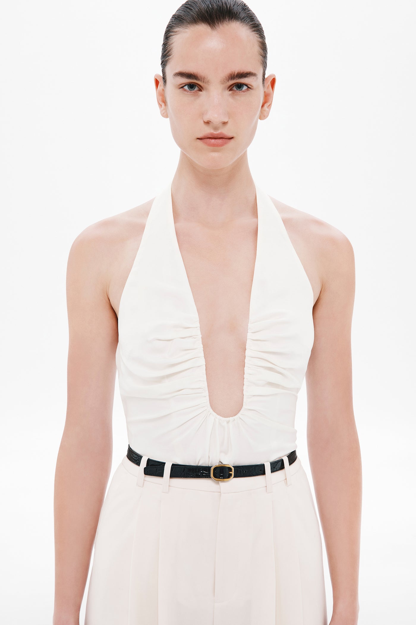 THE ALUSIA SILK TOP