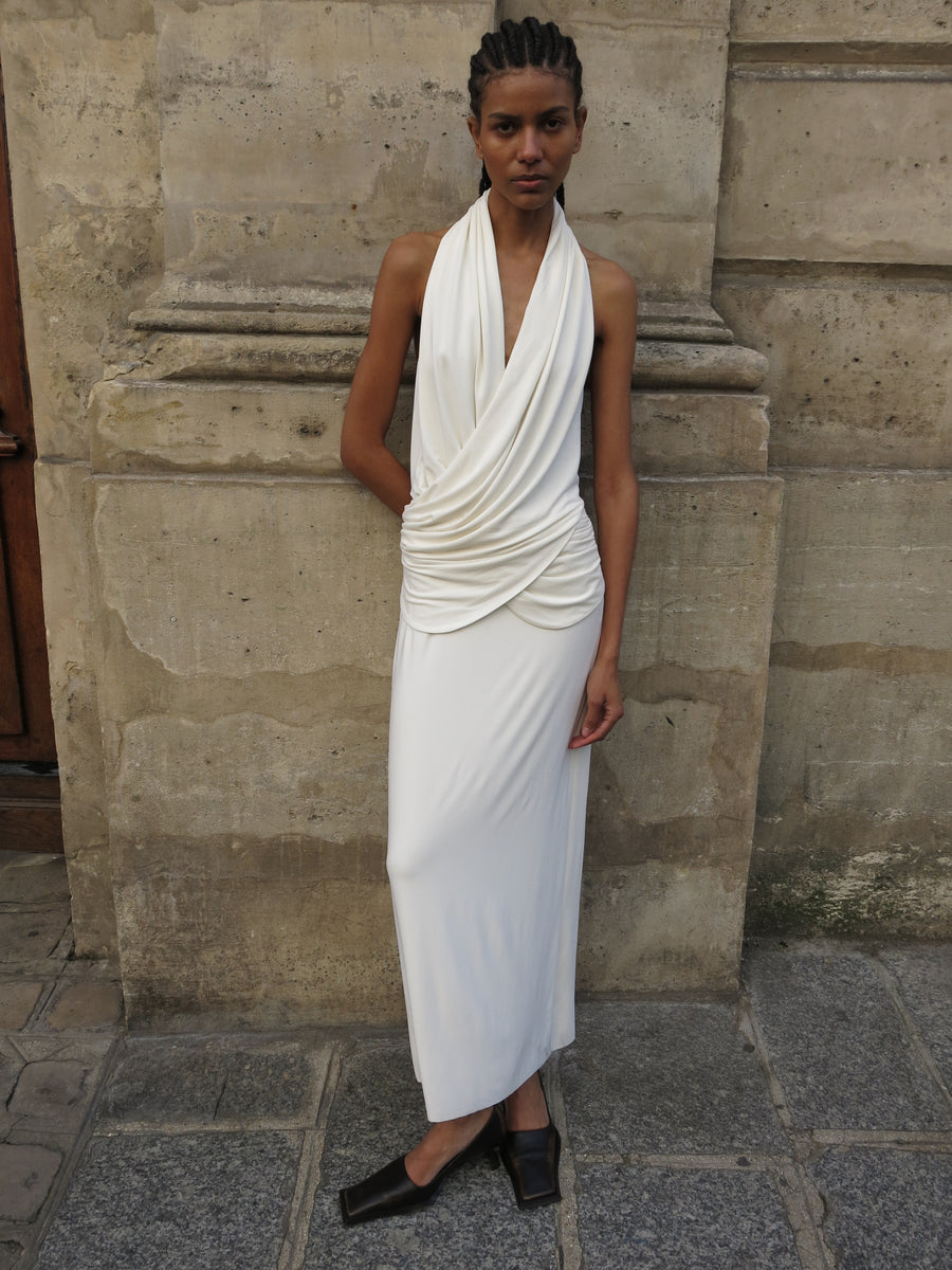 THE CABANA CUPRO DRESS