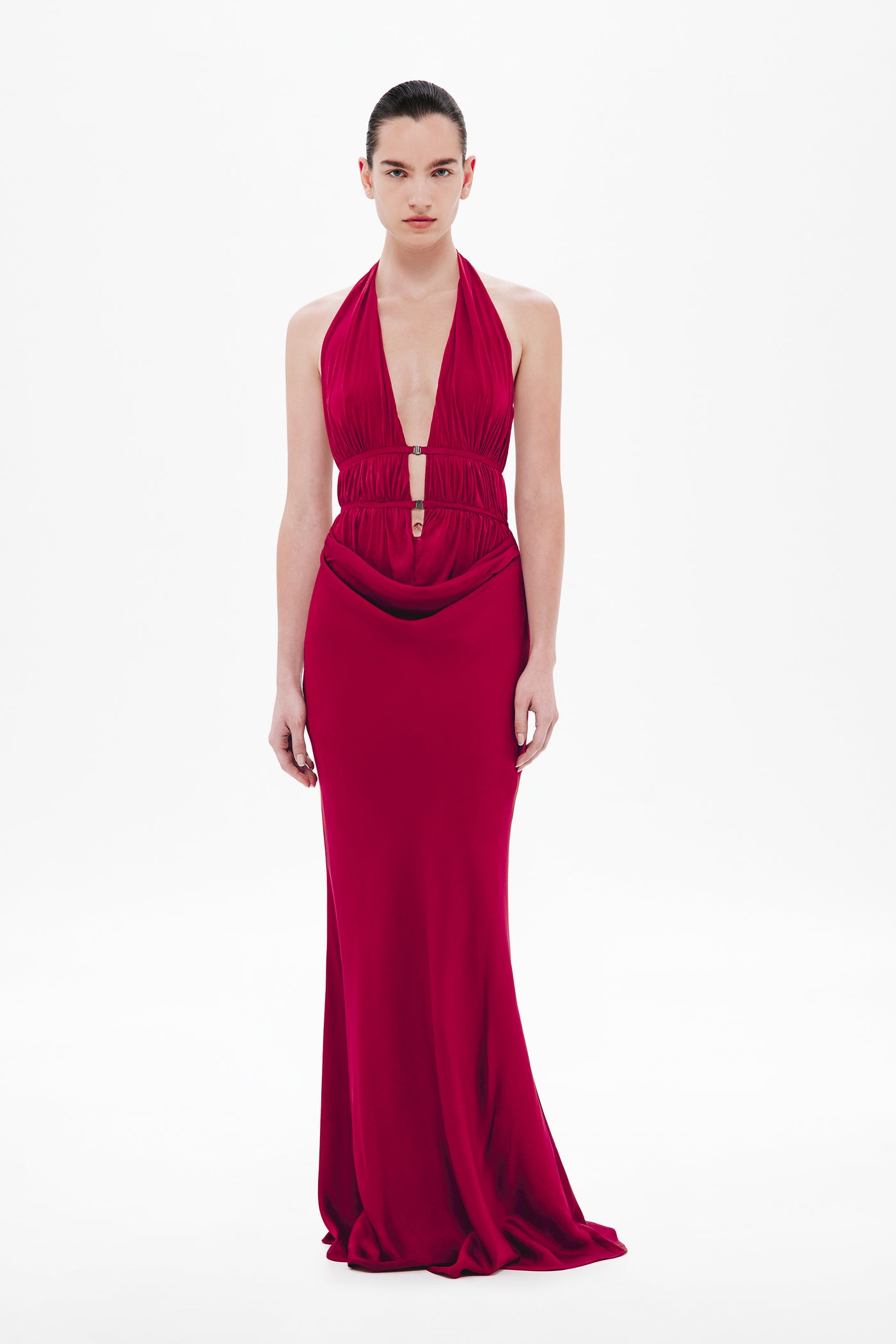 THE CELINE SATIN DRESS