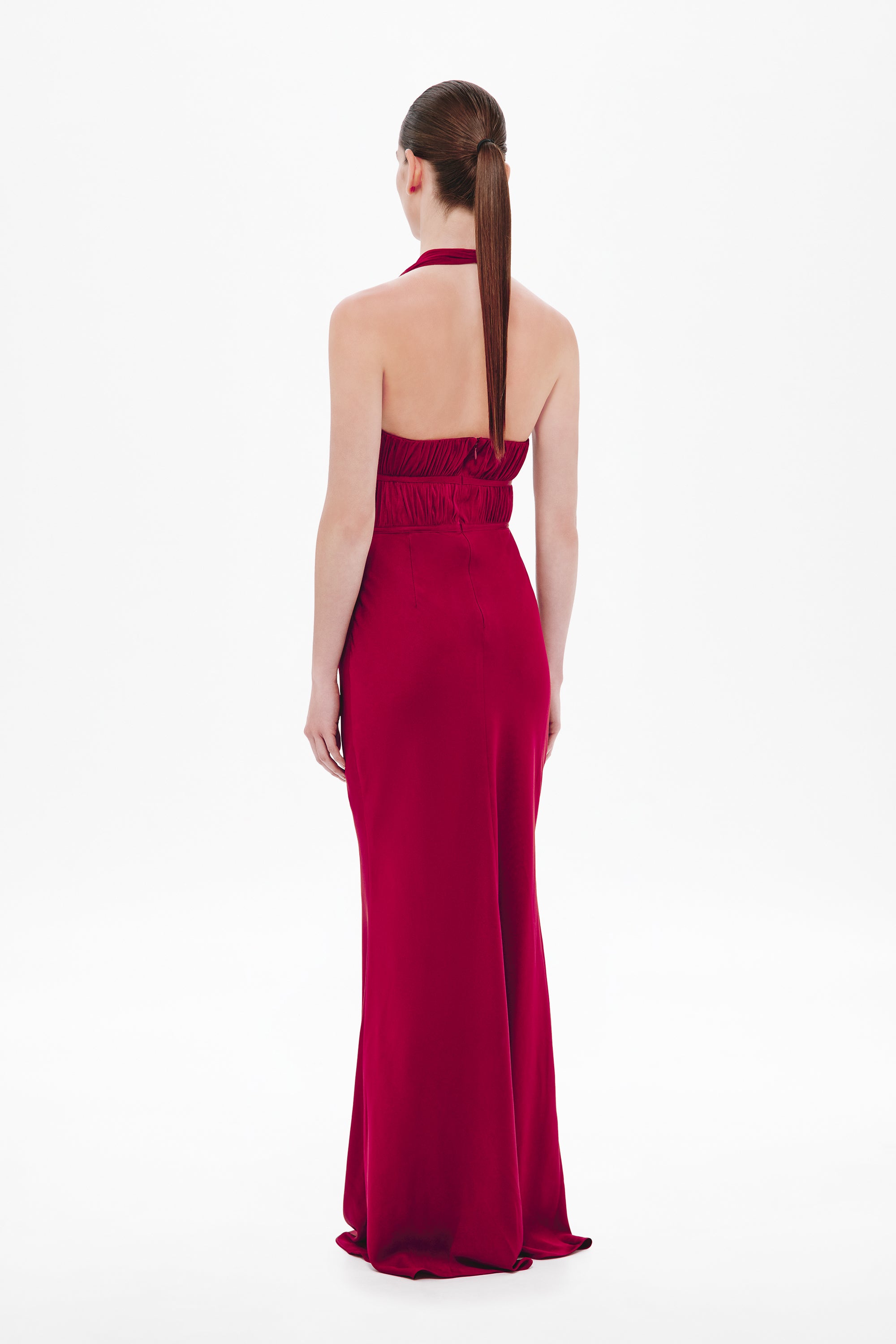 THE CELINE SATIN DRESS  MISHA