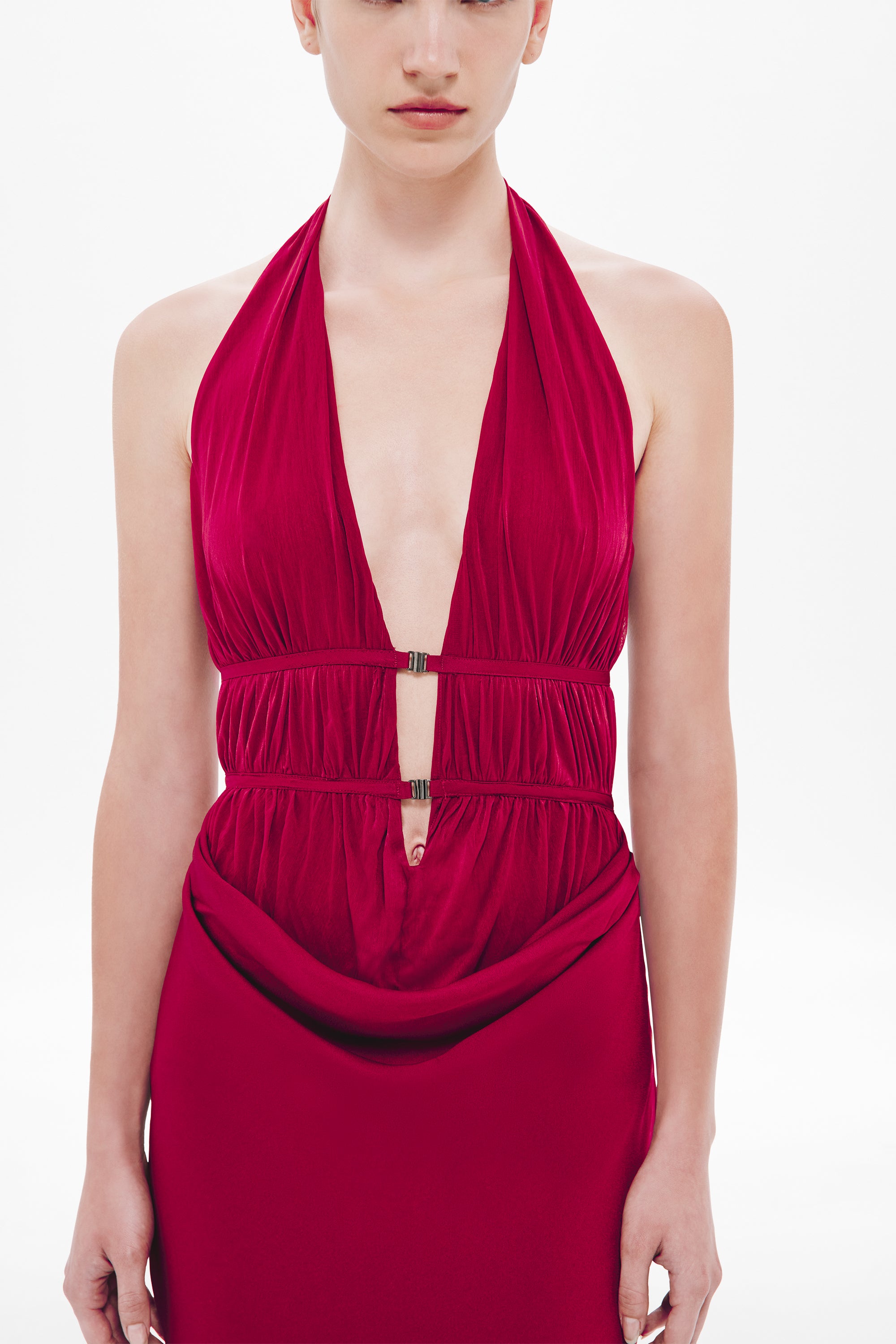 THE CELINE SATIN DRESS – MISHA