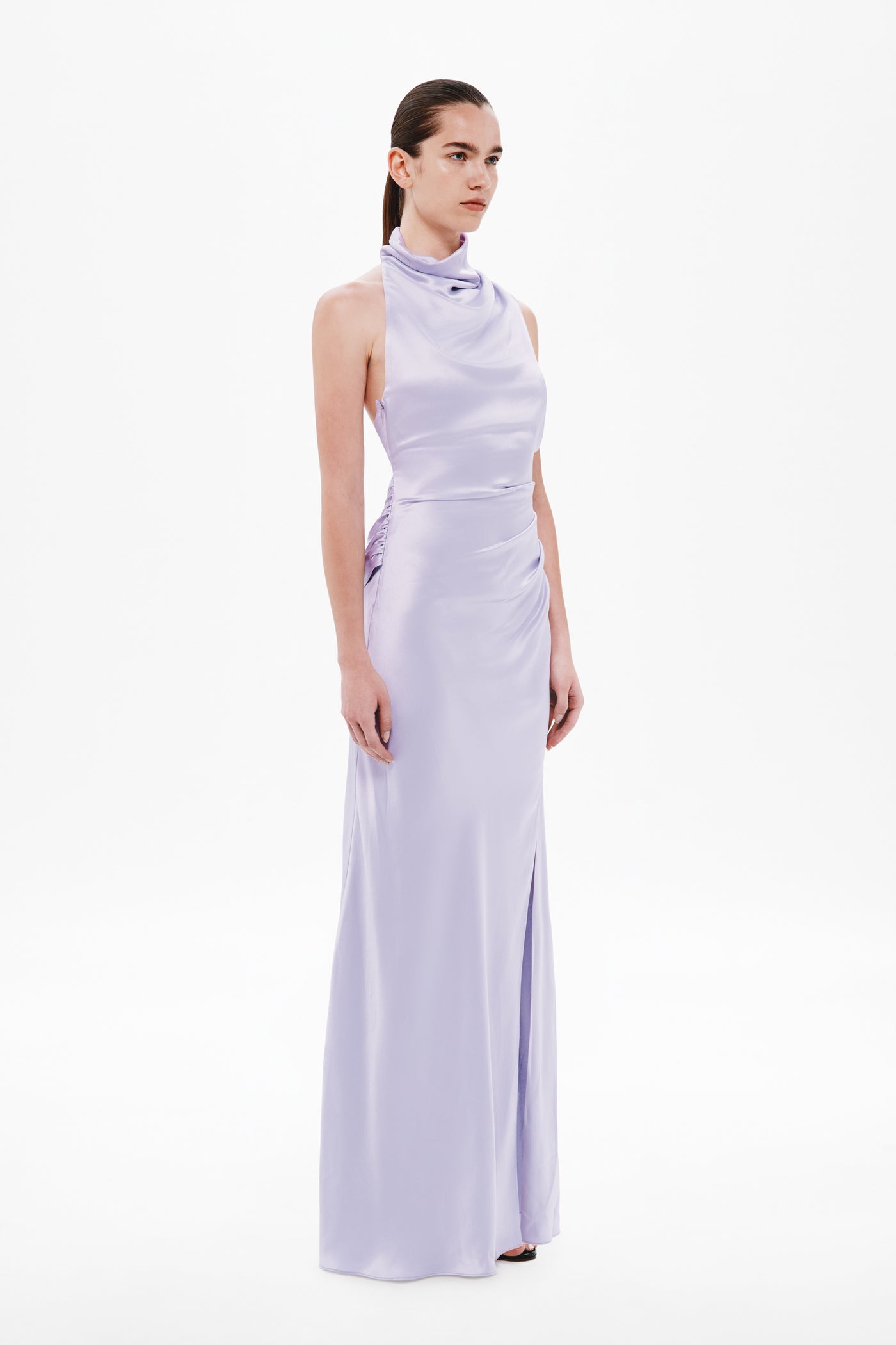 THE CONSTANTINA SATIN DRESS