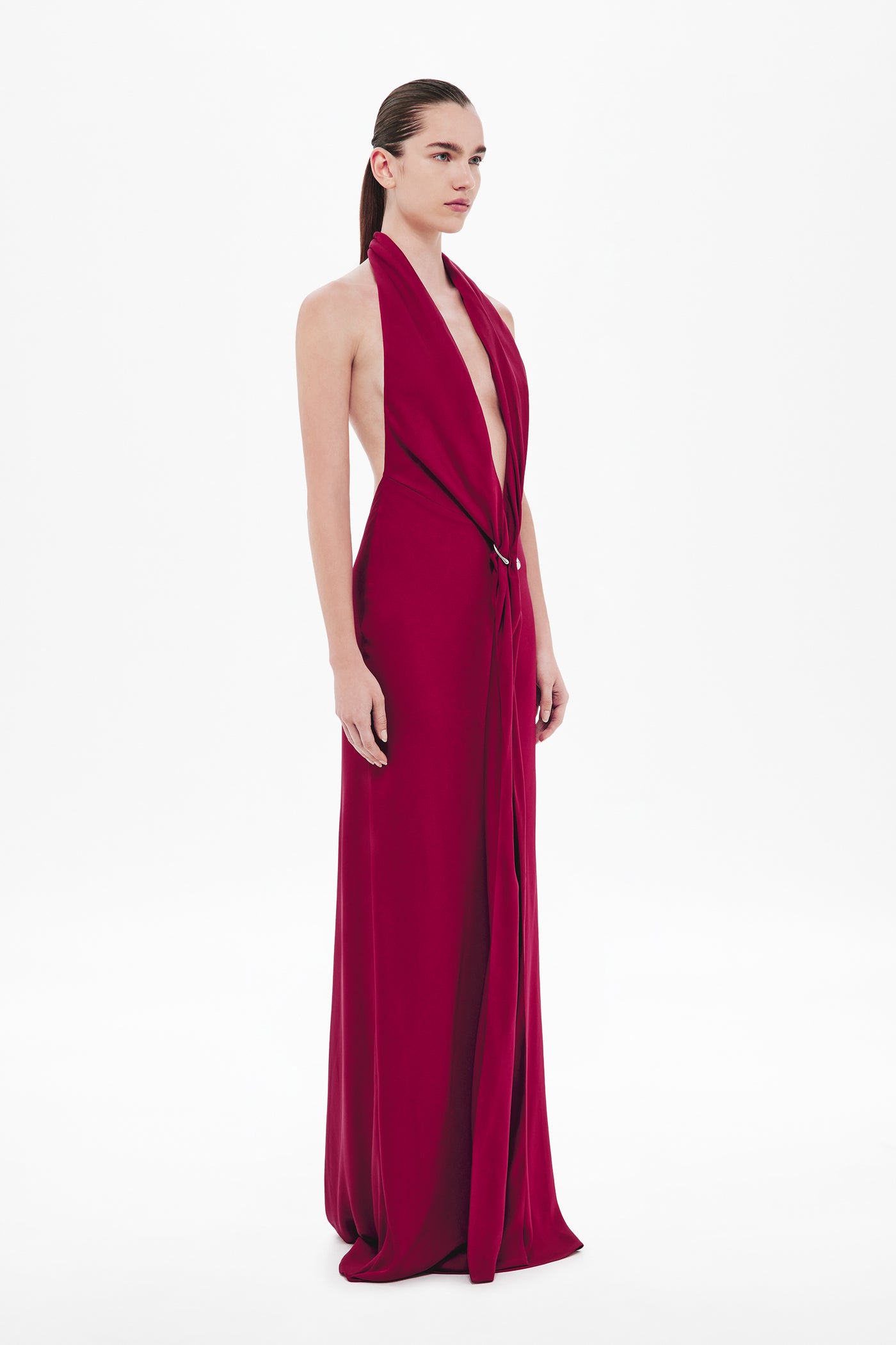 THE DONNA SATIN DRESS