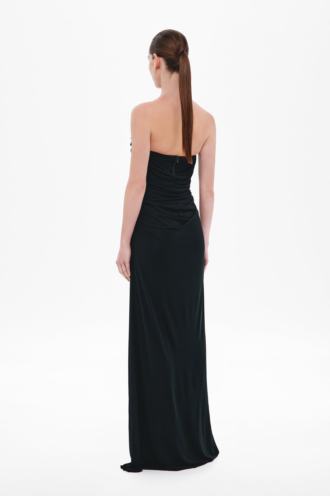 THE DRY JERSEY DRAPED DRESS