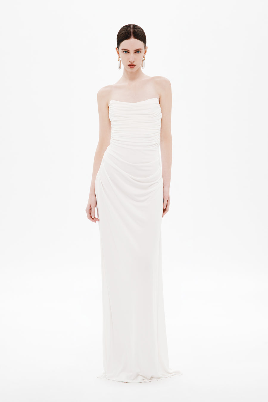 THE DRY JERSEY DRAPED DRESS