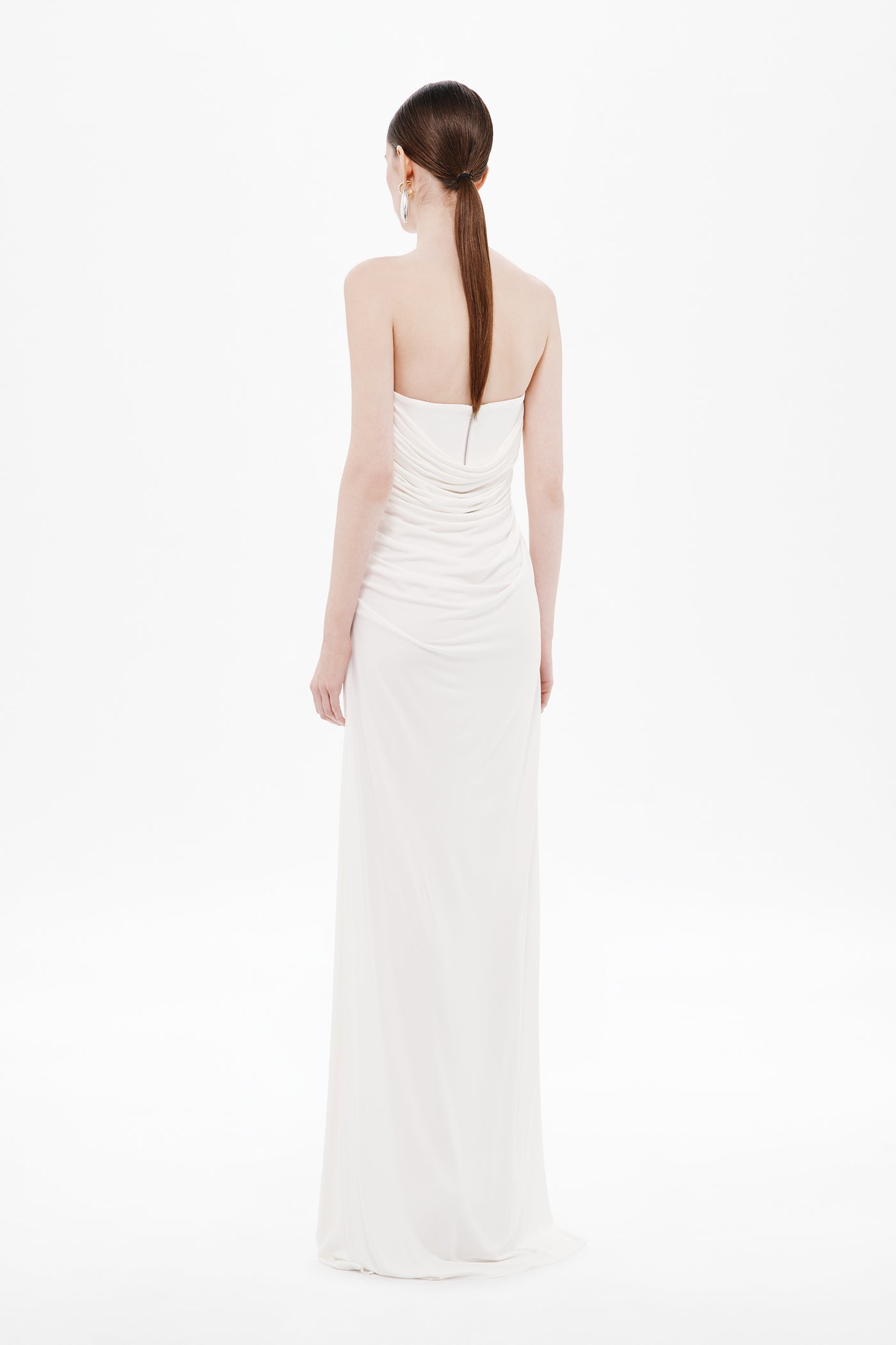 THE DRY JERSEY DRAPED DRESS