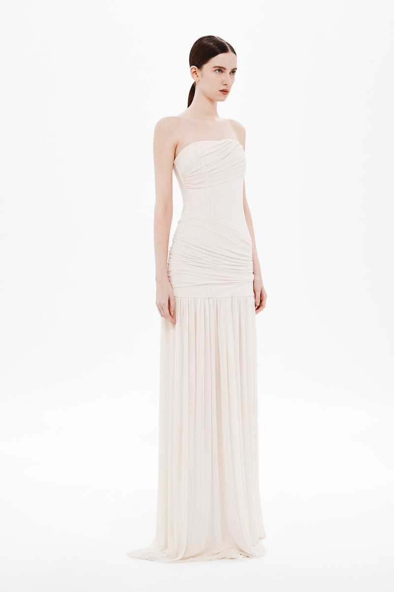 MISHA | The Ember Wrapped Maxi Dress