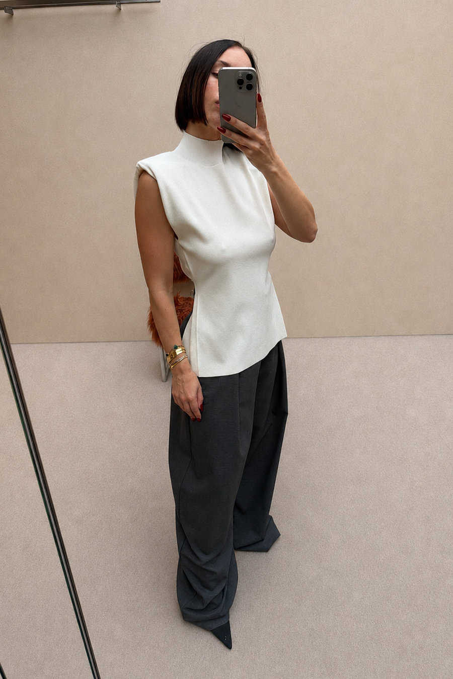 THE OPEN BACK KNIT TOP