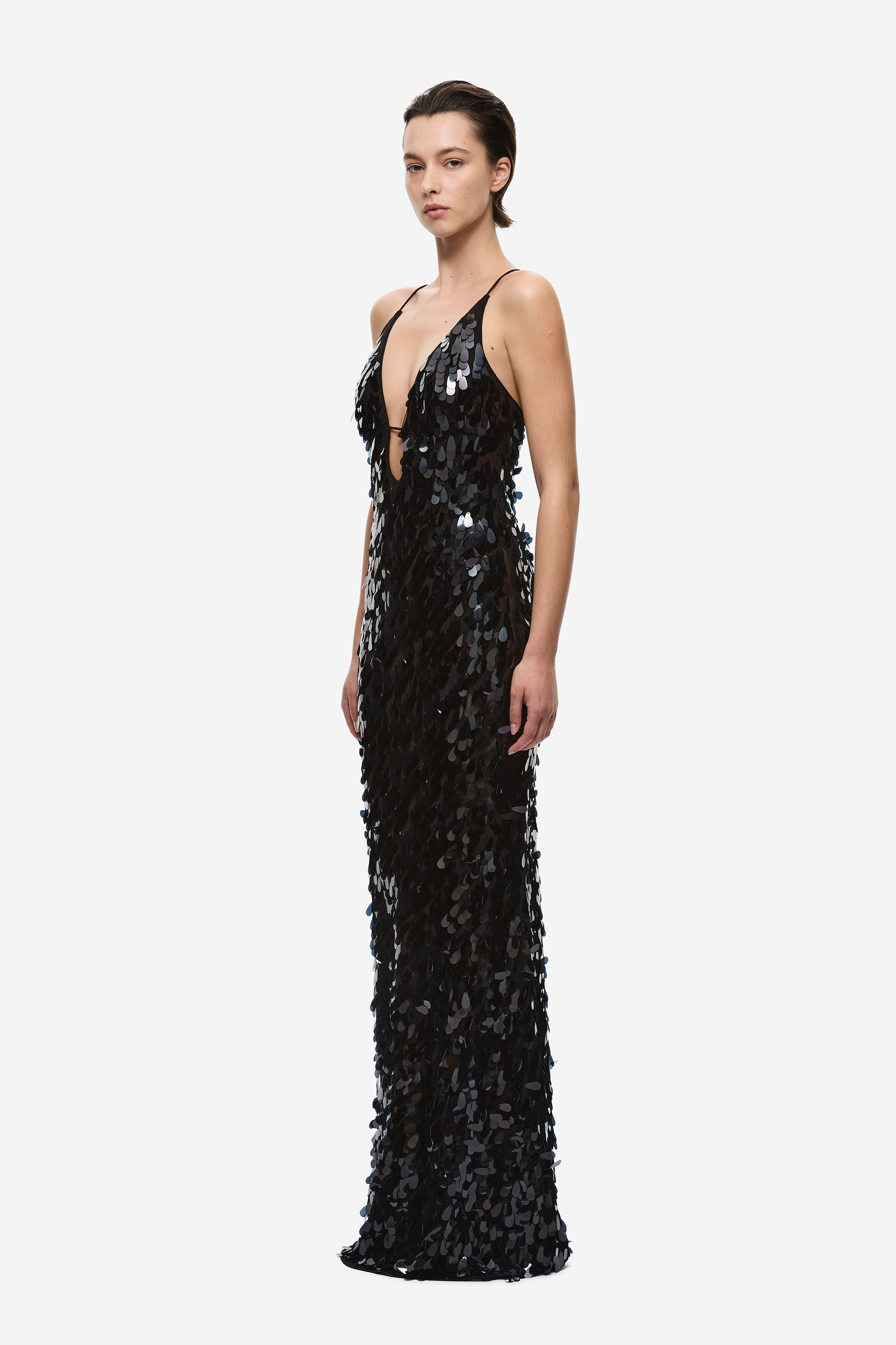 THE SAPPHIRE SEQUIN DRESS MISHA THE SAPPHIRE SEQUIN DRESS MISHA