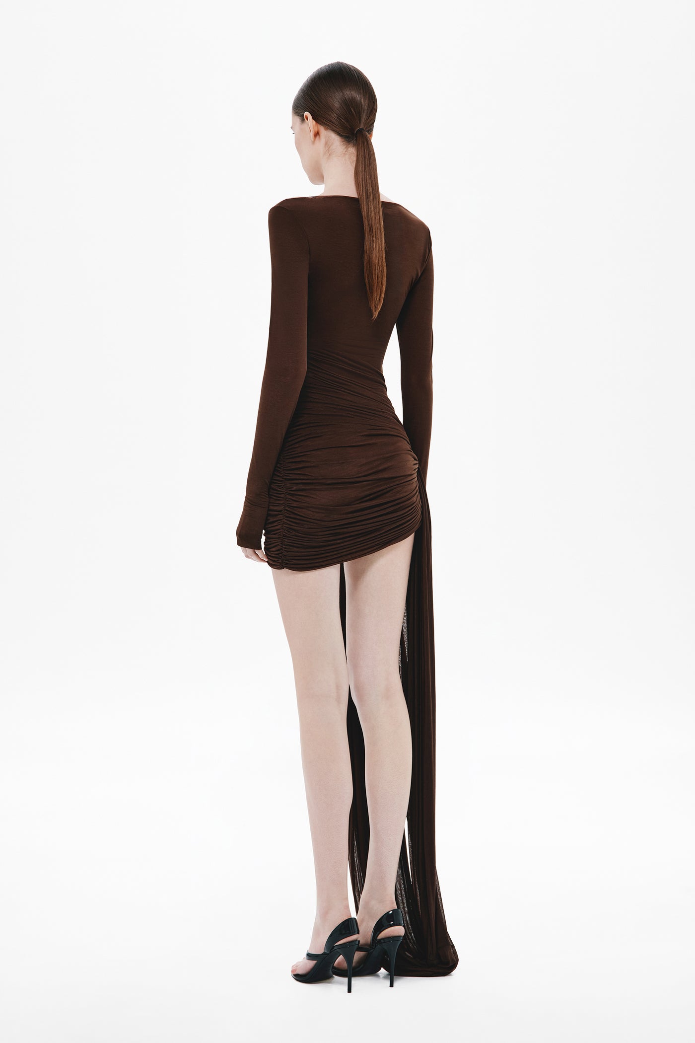 THE SARI LONG SLEEVE STOCKING MINI DRESS