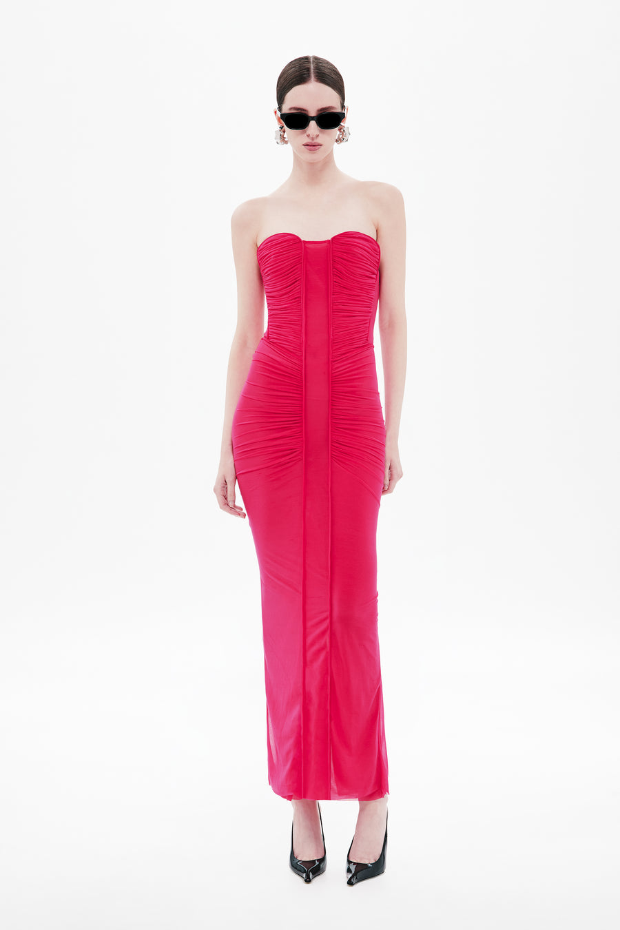 THE TOTEM STOCKING JERSEY MIDI DRESS