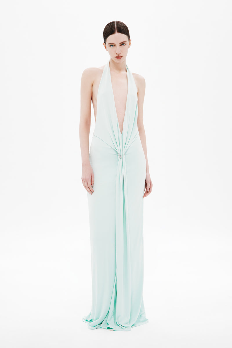 MISHA The Unity Jersey Dress in Mint - size M