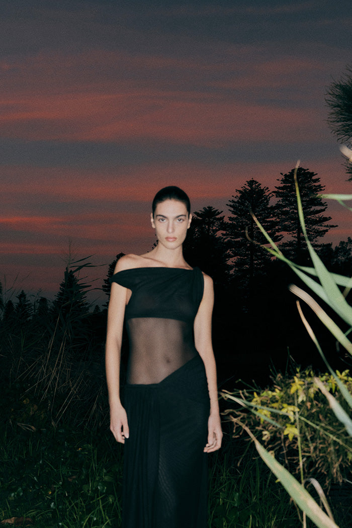 THE NICOLETTE SATIN DRESS – MISHA