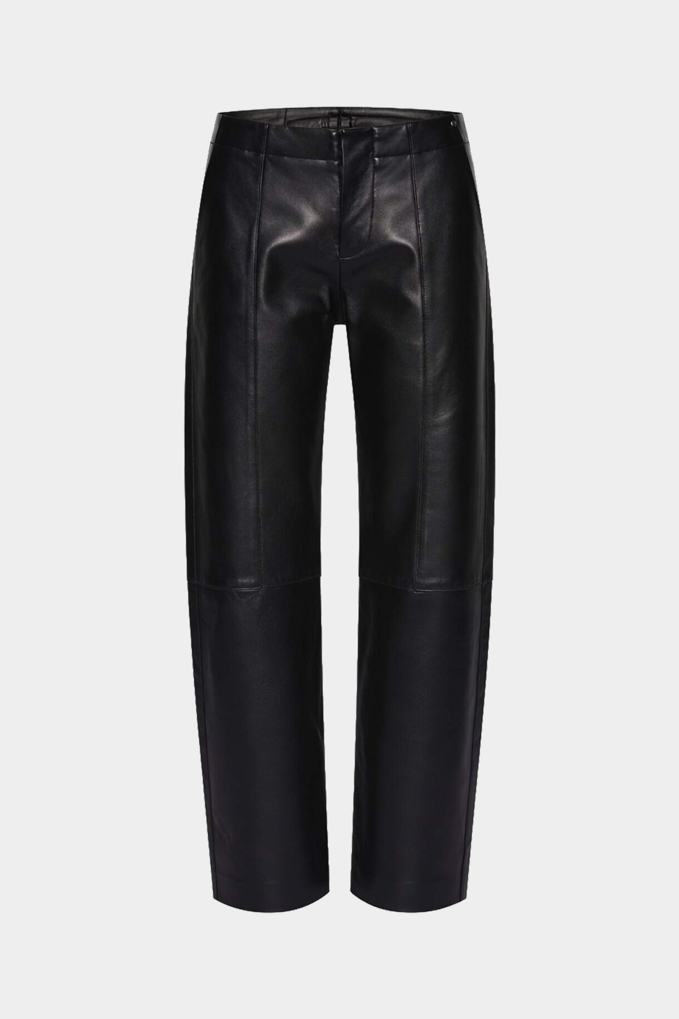 BOWED LEATHER PANT