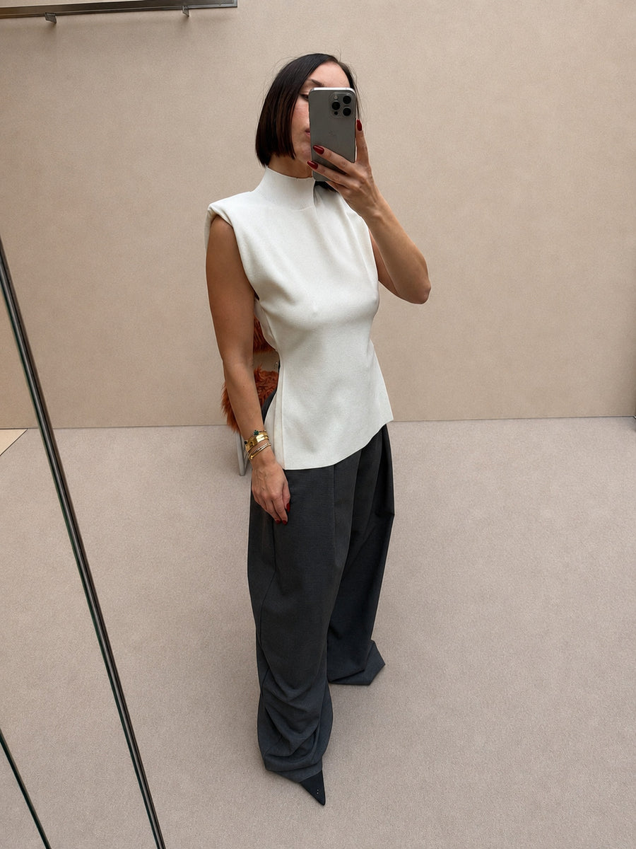 THE OPEN BACK KNIT TOP