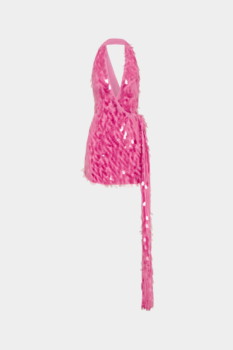 THE SAPPHIRE SEQUIN MINI DRESS – MISHA