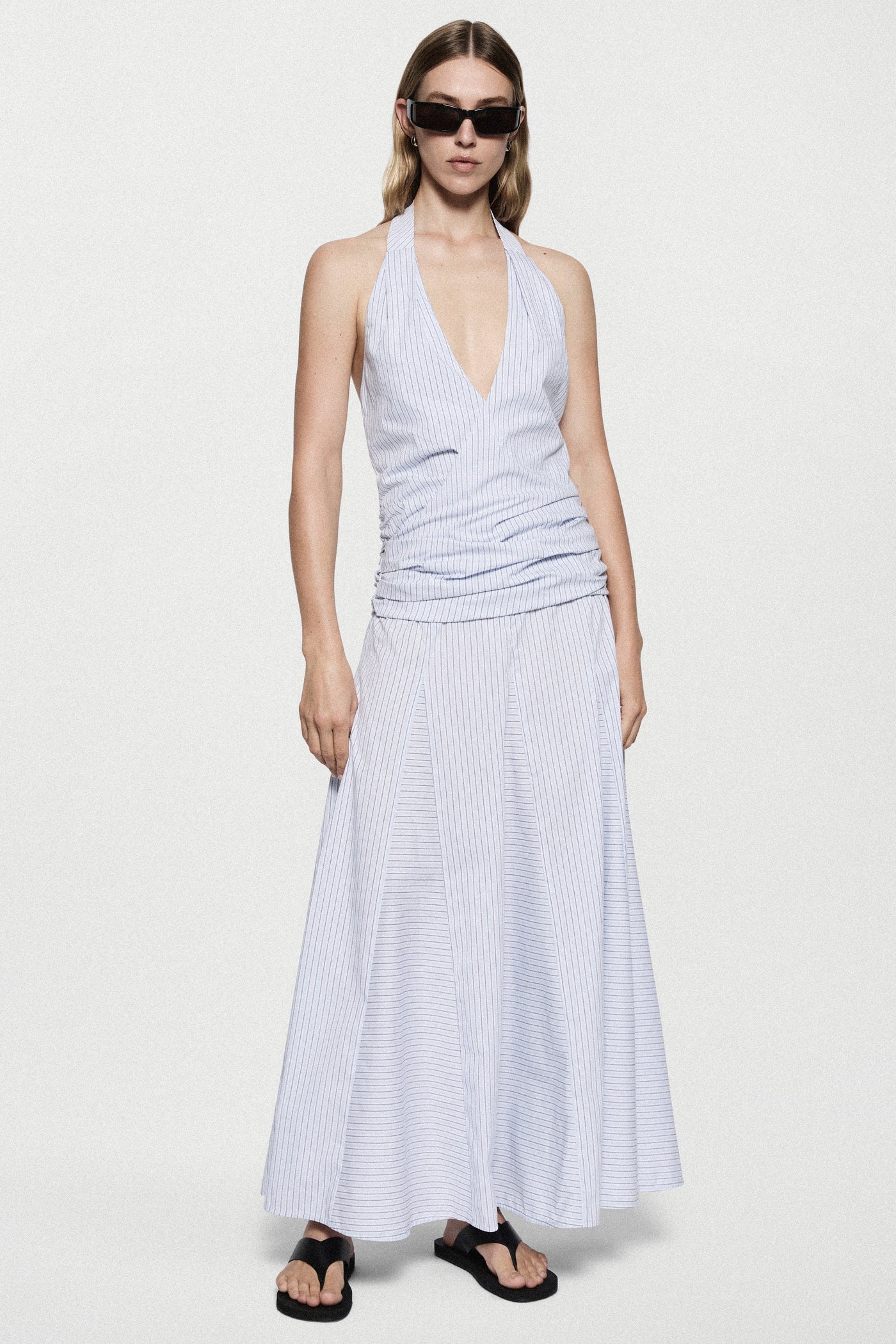 COTTON STRIPE MAXI