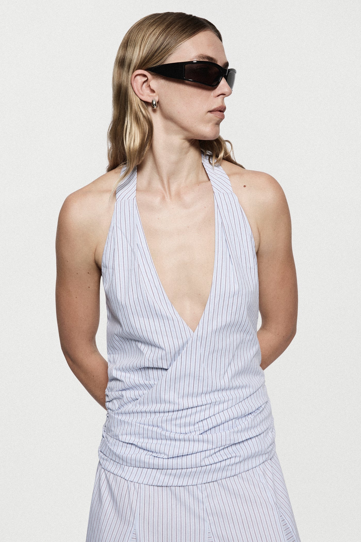 COTTON STRIPE MAXI