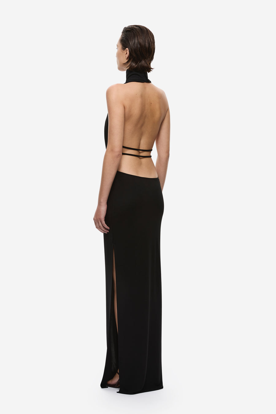 THE 'COWL' NECK JERSEY DRESS