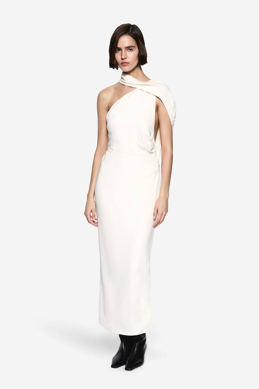 STRUCTURED MIDI DRESS