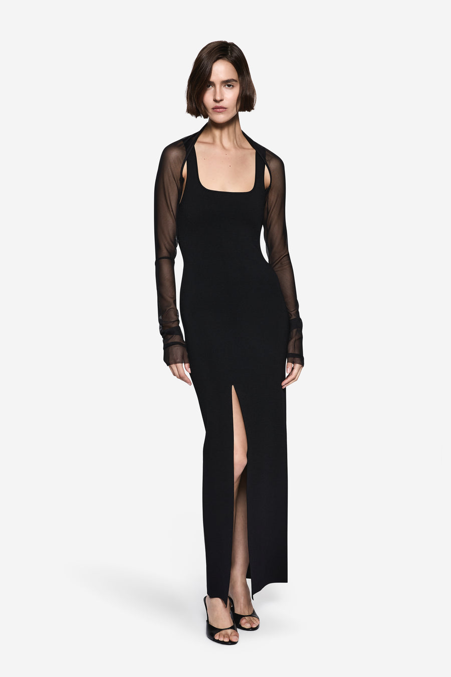 TWIN SET COMPACT KNIT DRESS