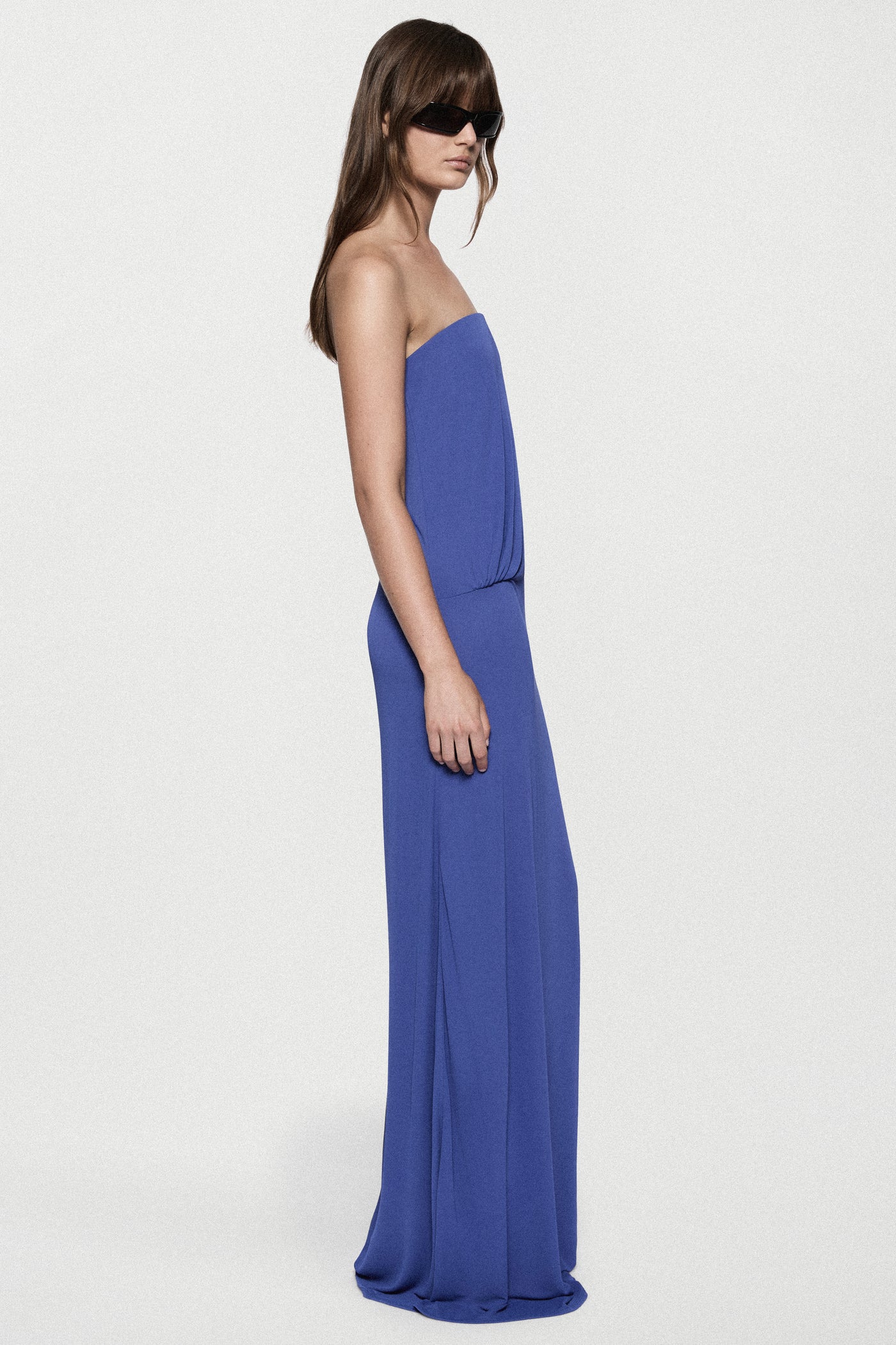 STRAPLESS JERSEY DRESS