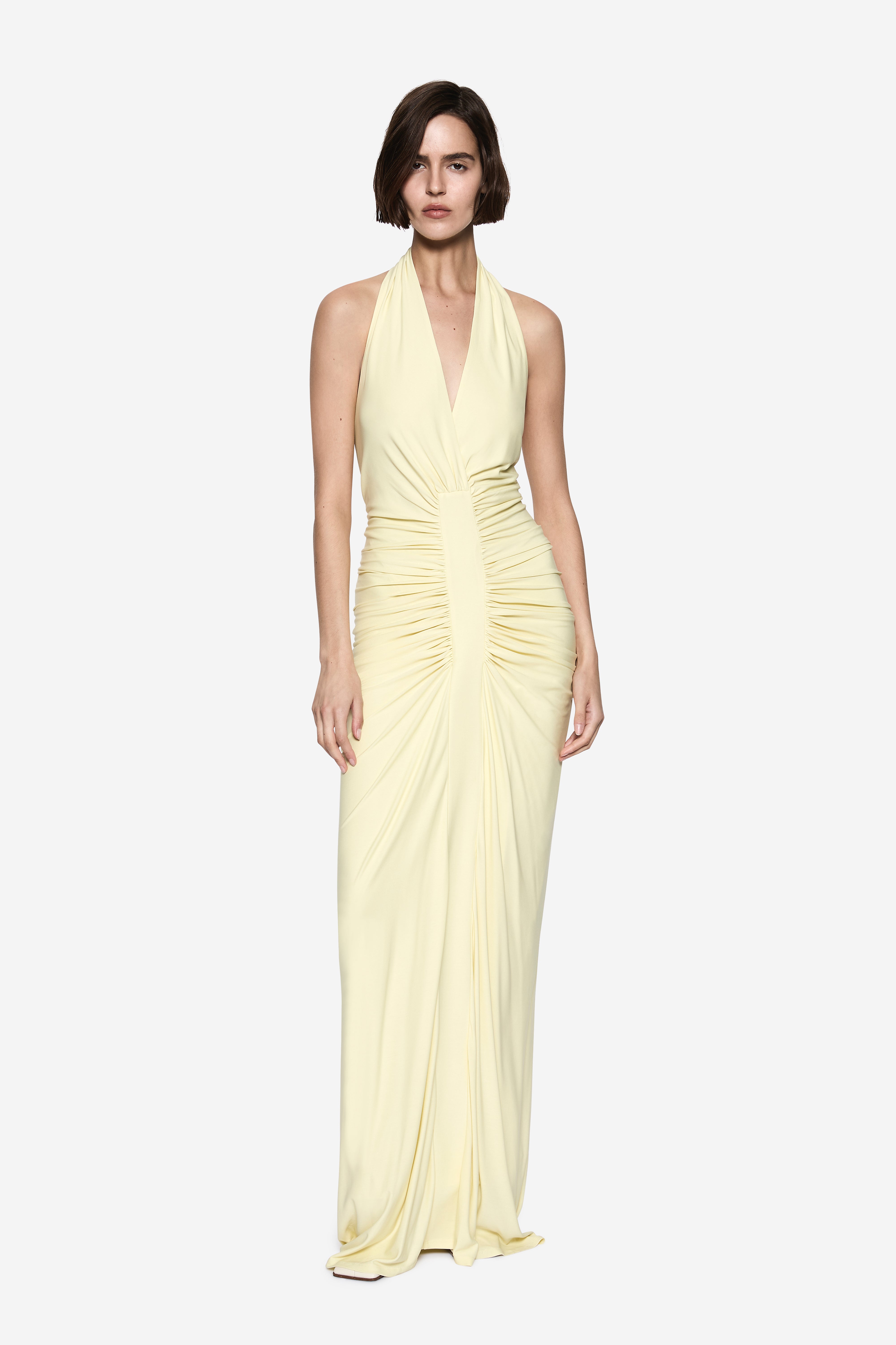MISHA The Love Gathered Cupro Dress in Yellow