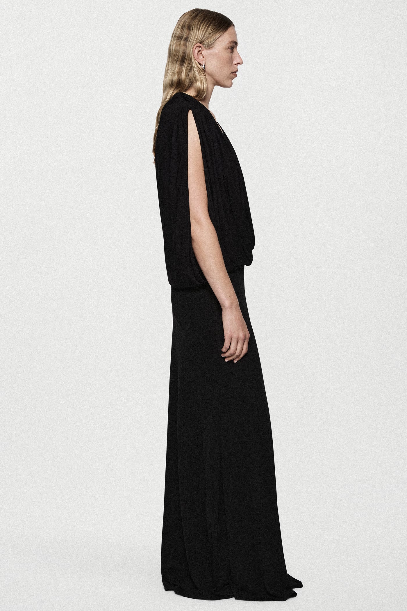JERSEY COWL GOWN