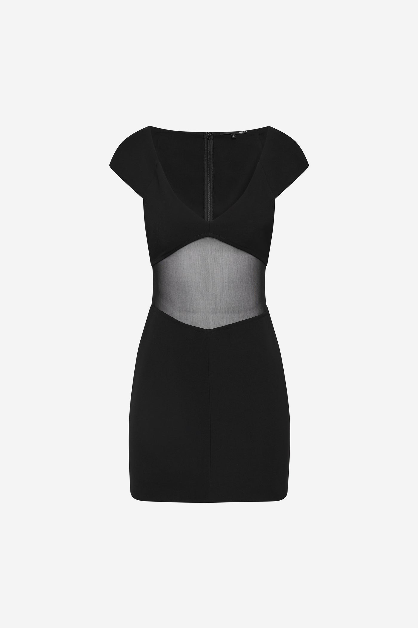 THE SALVADOR BONDED CREPE MINI DRESS