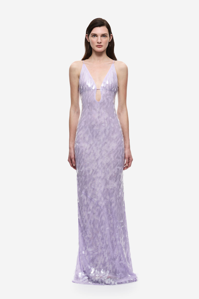 THE SAPPHIRE SEQUIN DRESS – MISHA