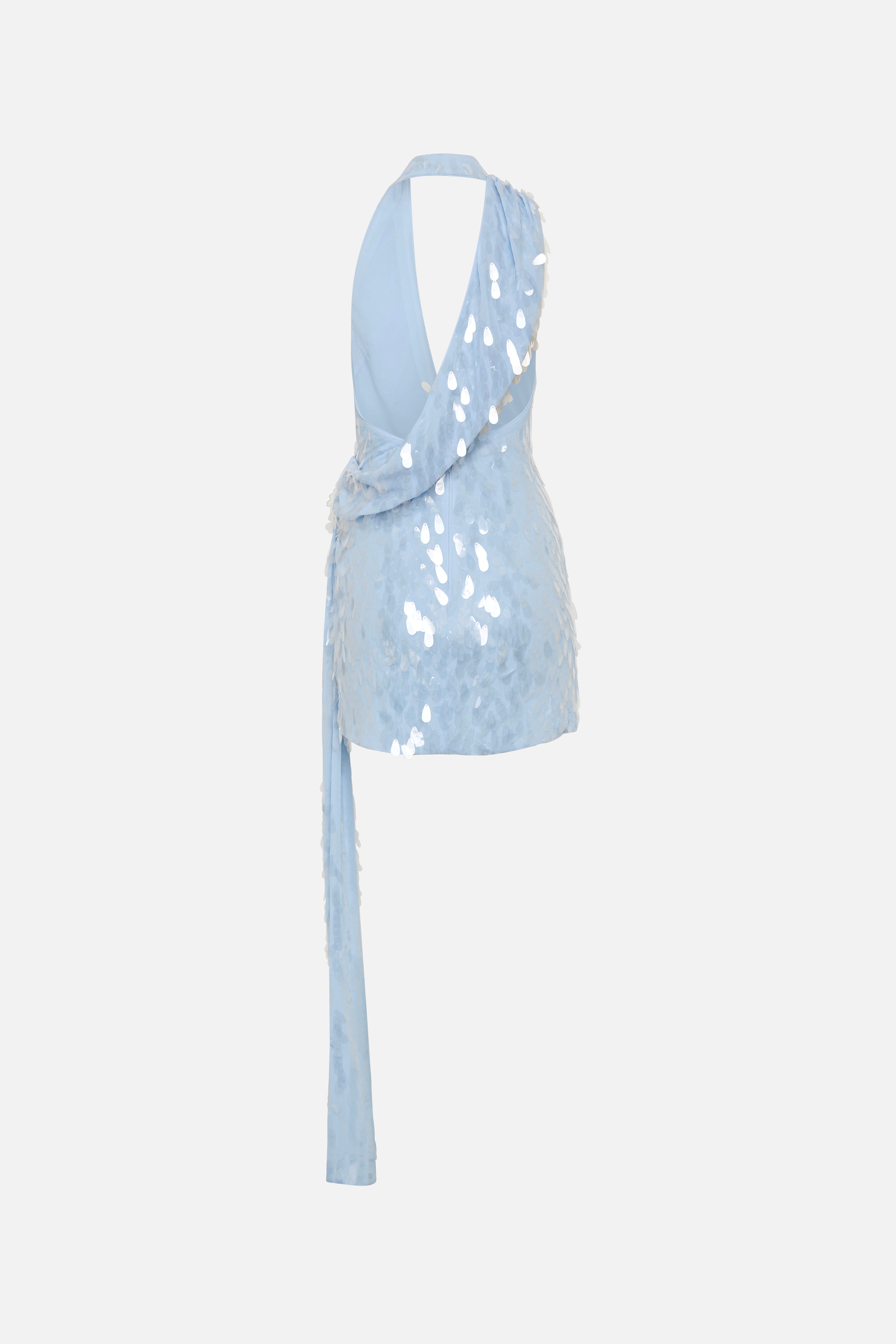 MISHA | The 'Sapphire' Sequin Mini Dress | Designer Ready-To-Wear Clothing
