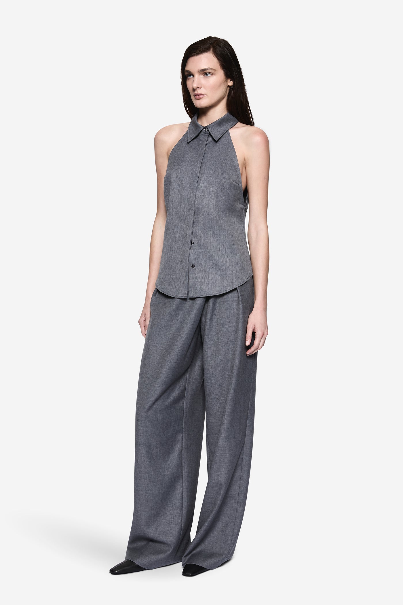 HALTER SUITING SHIRT