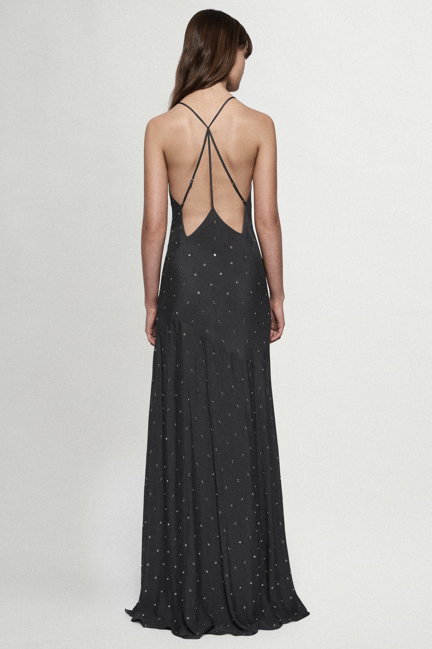 RHINESTONE SLIP GOWN