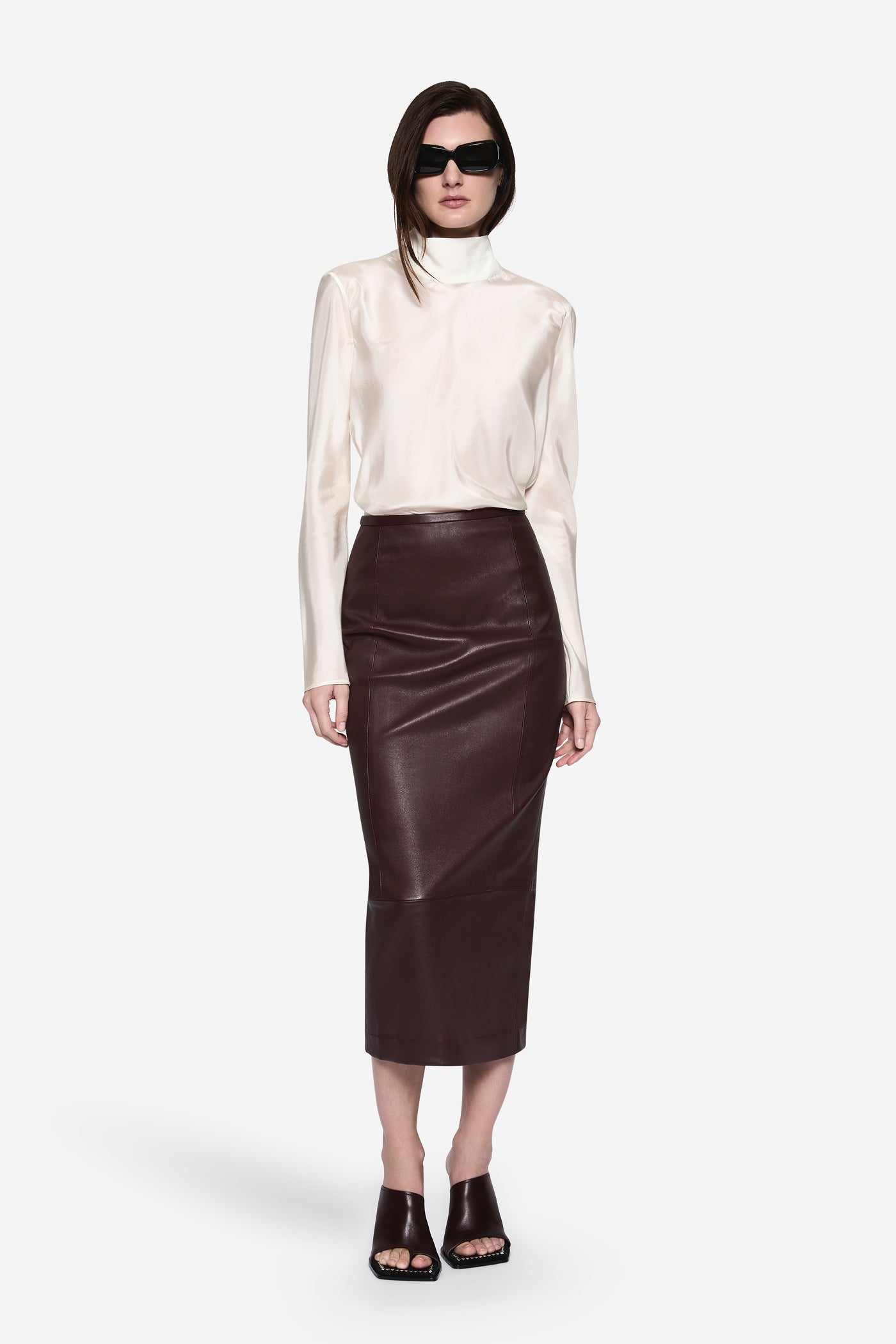 SHEER SILK BLOUSE