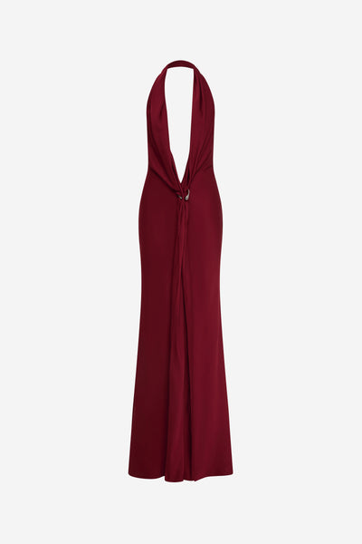 donna red dress Misha The 'Donna' Satin Dress
