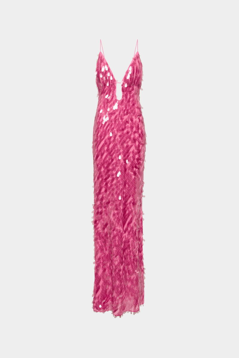 THE SAPPHIRE SEQUIN DRESS – MISHA