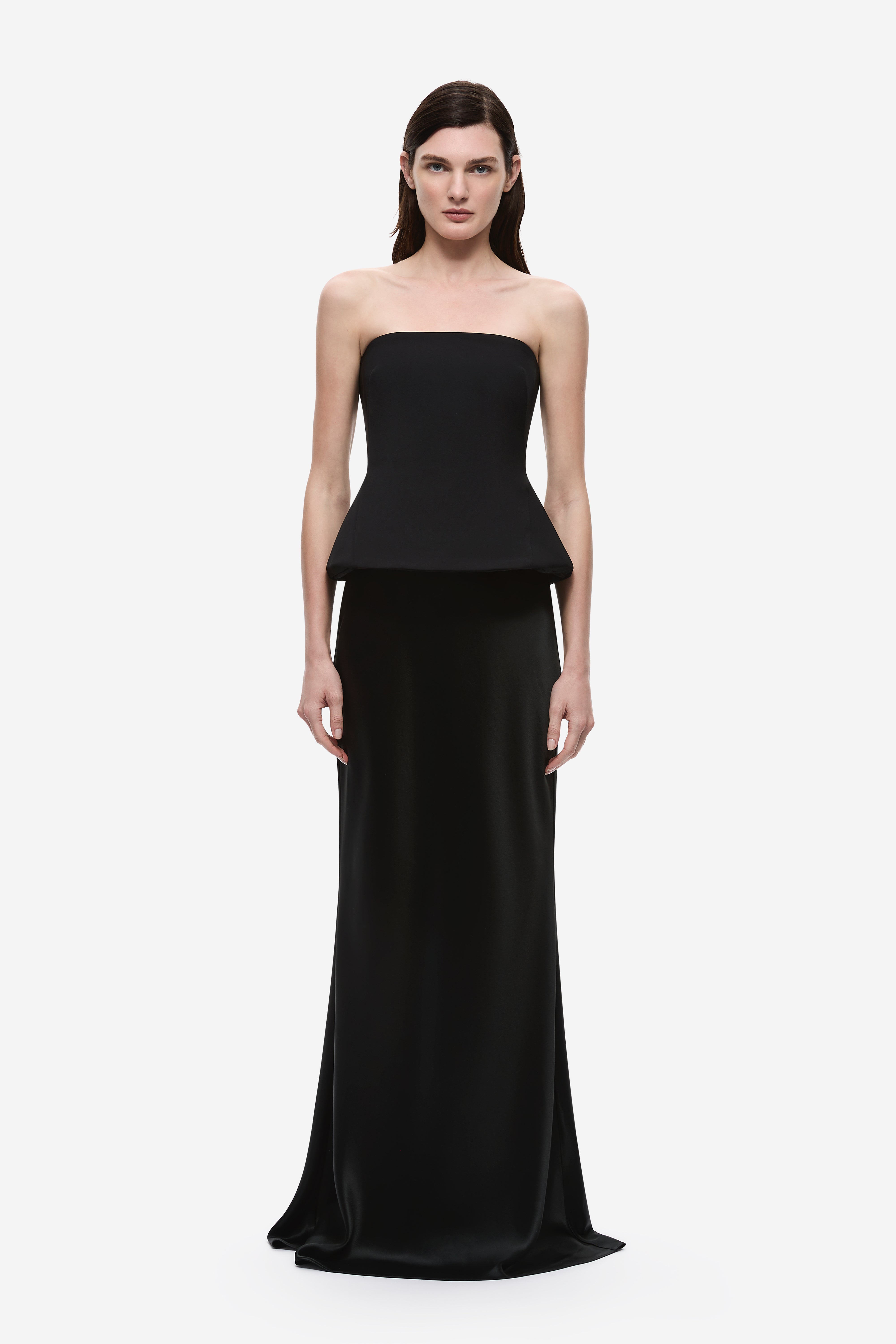 misha bridesmaid dresses MISHA | The 'Honor' Satin Dress main image 1