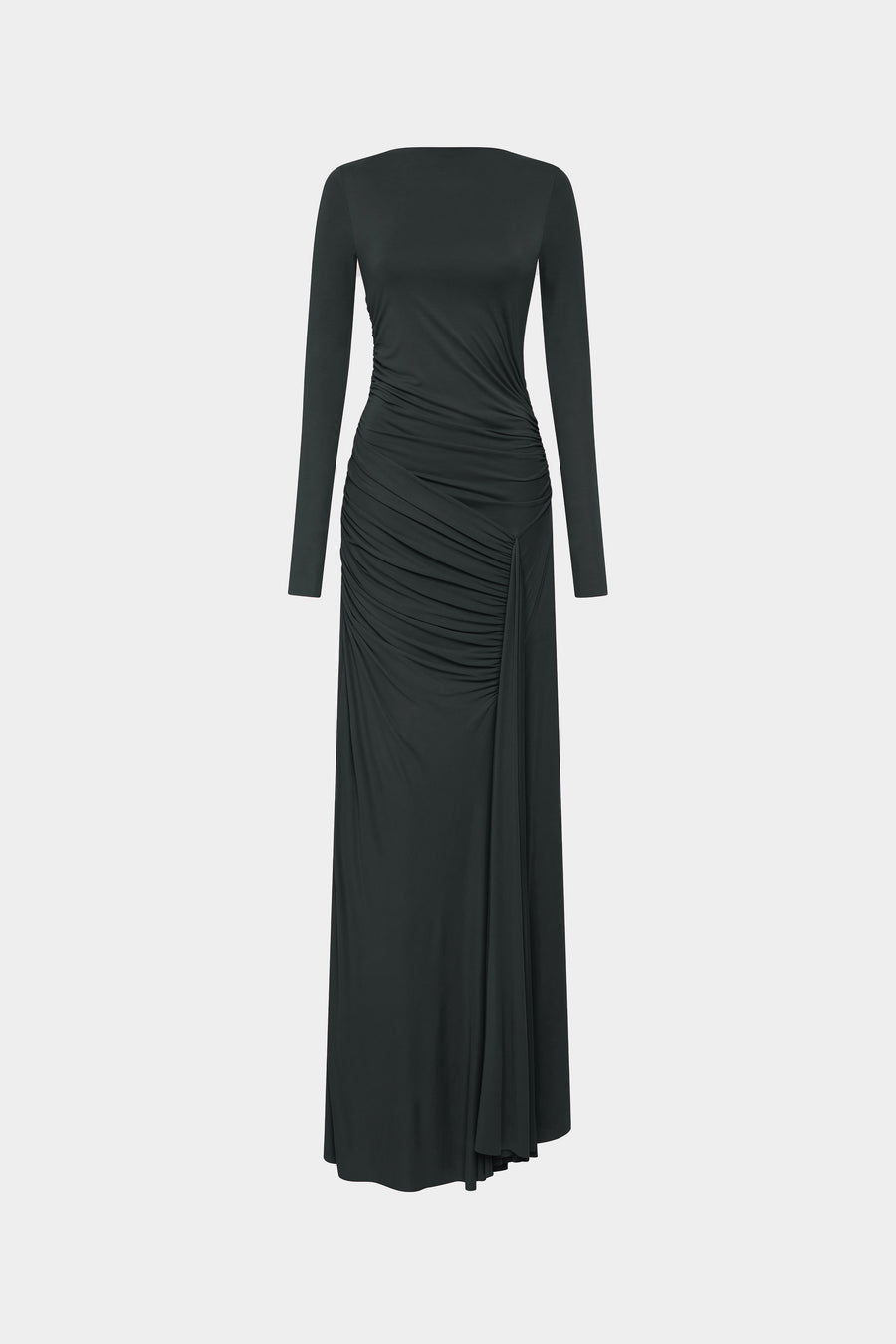 THE 'GLACIER' CUPRO LONG SLEEVE DRESS